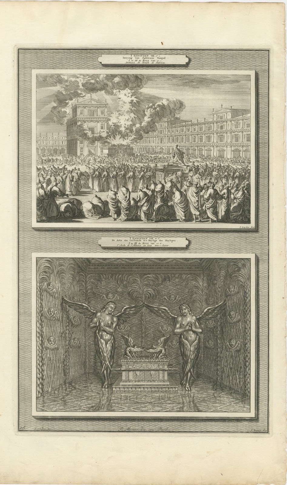 Dedication of Solomon's Temple and the Ark of the Covenant, Mortier, circa 1700