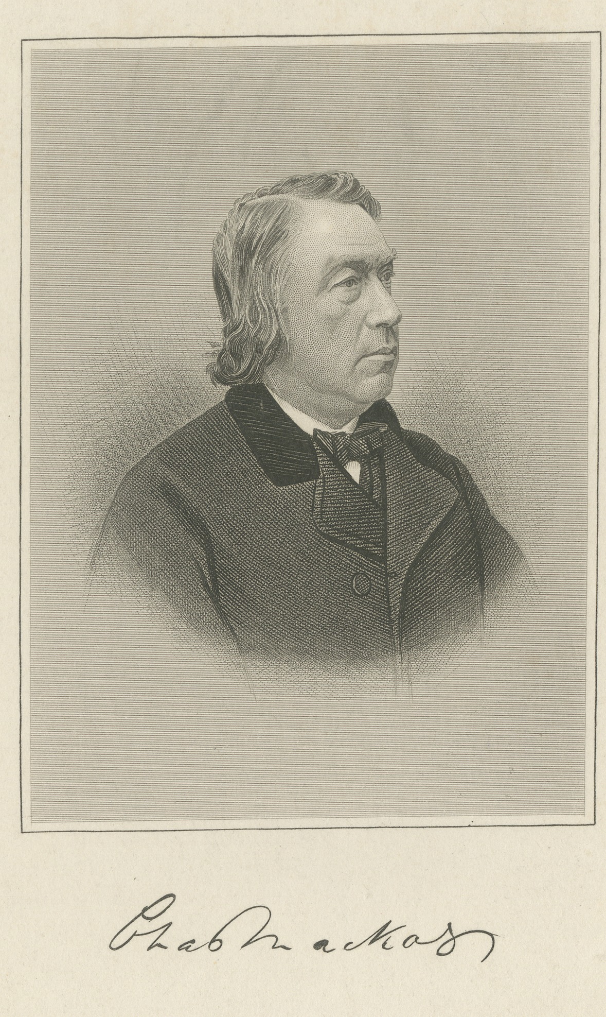 Charles Mackay, Scottish Poet and Journalist, Steel Engraving, circa 1875