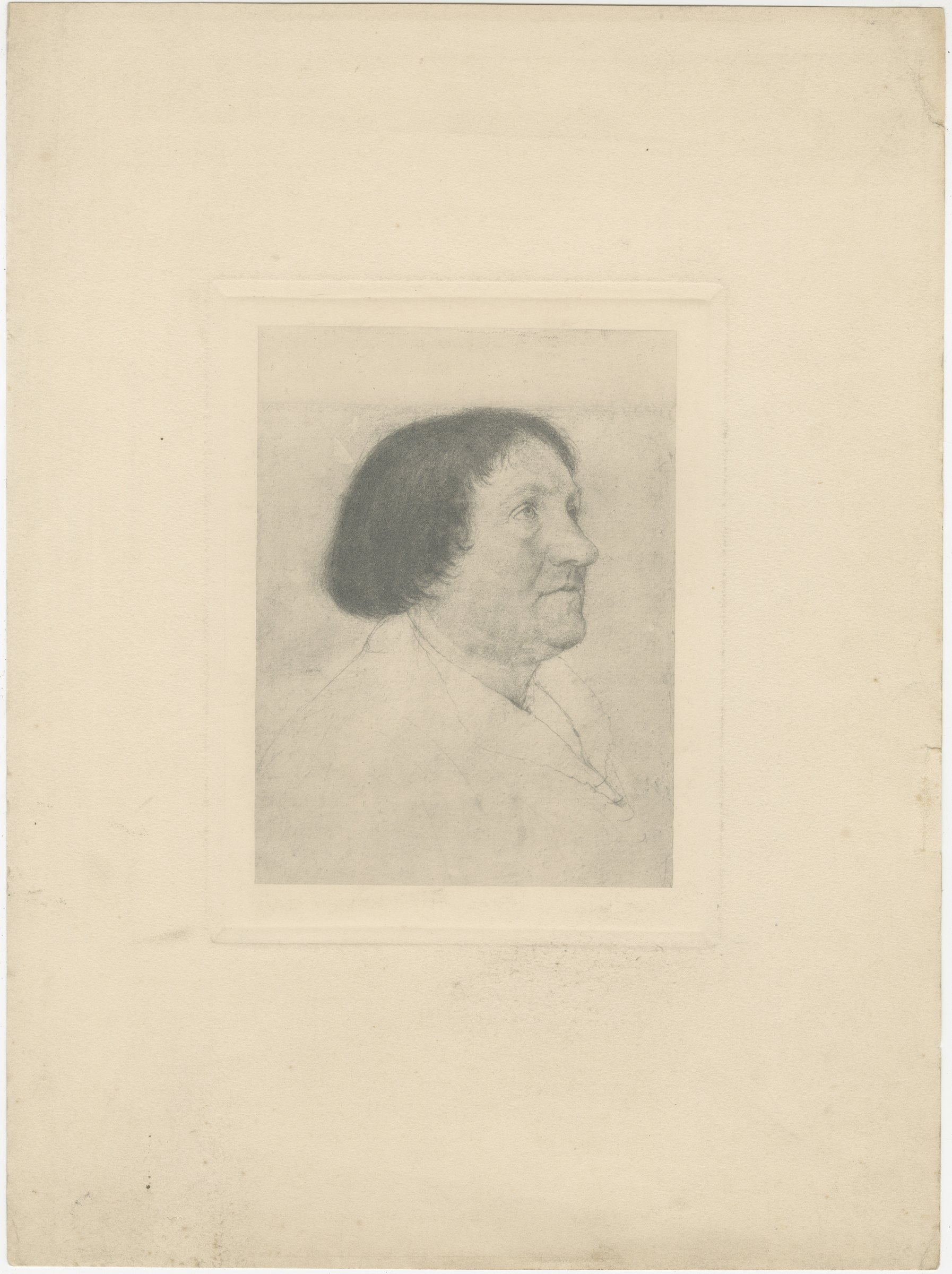 Jakob Meyer zum Hasen after Hans Holbein, Original Antique Print, circa 1900