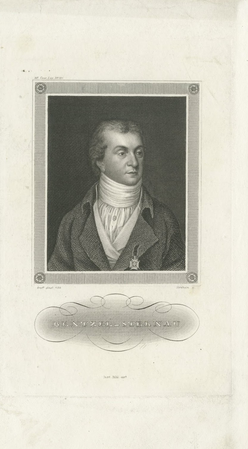 Karl Christian Ernst von Bentzel-Sternau, German Statesman, Engraved Portrait
