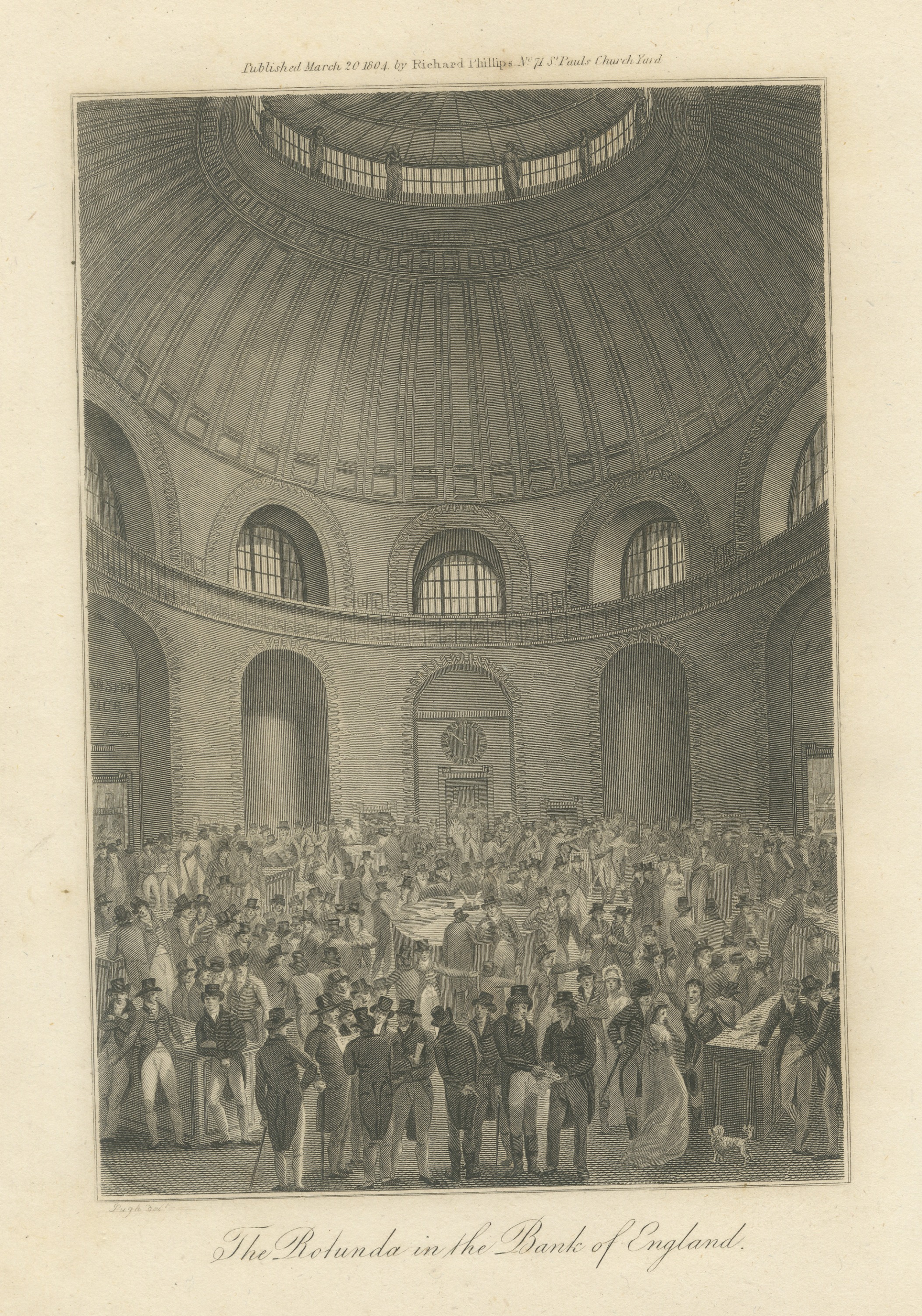 The Rotunda in the Bank of England, London, 1804