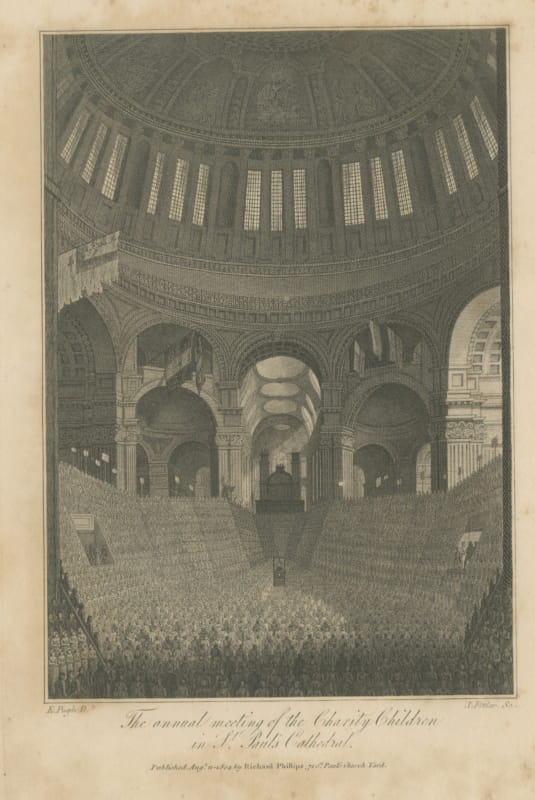 Annual Meeting of the Charity Children in St Paul's Cathedral, 1804