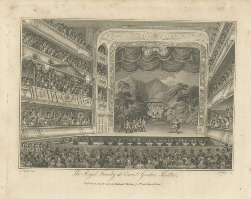 The Royal Family at Covent Garden Theatre, London, 1804