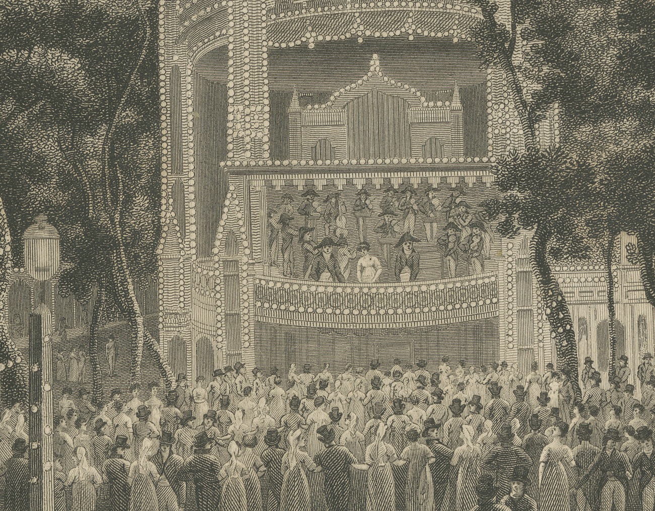 Vauxhall Gardens on a Gala Night, London, 1804