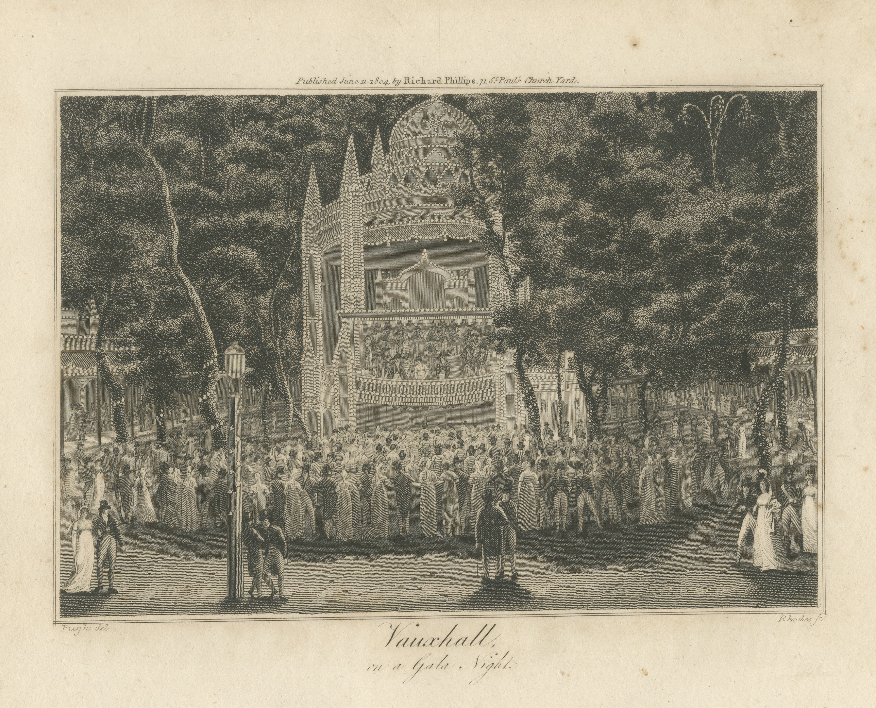Vauxhall Gardens on a Gala Night, London, 1804
