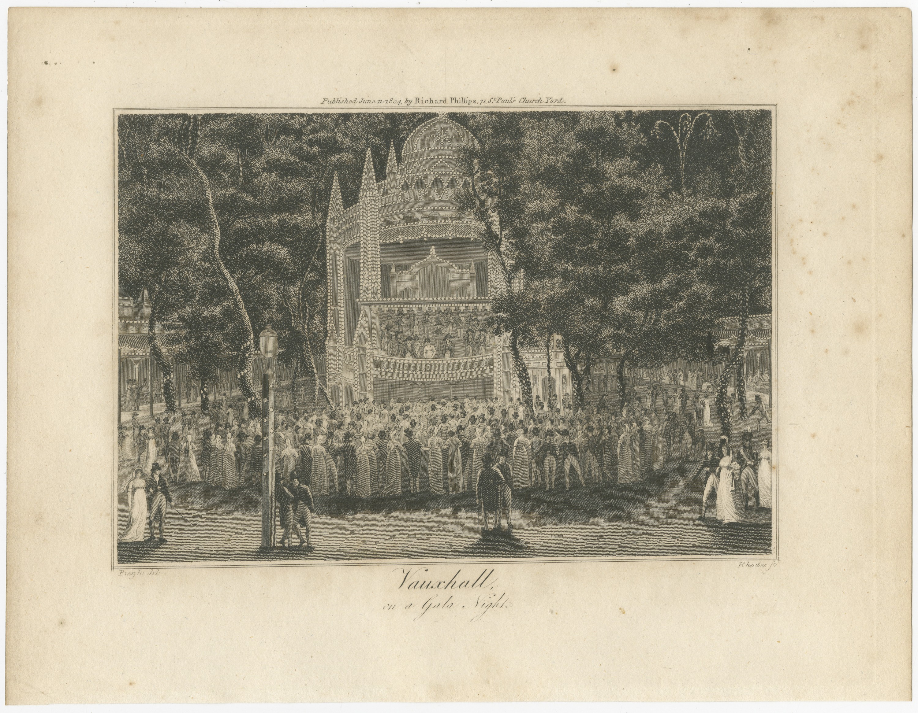 Vauxhall Gardens on a Gala Night, London, 1804