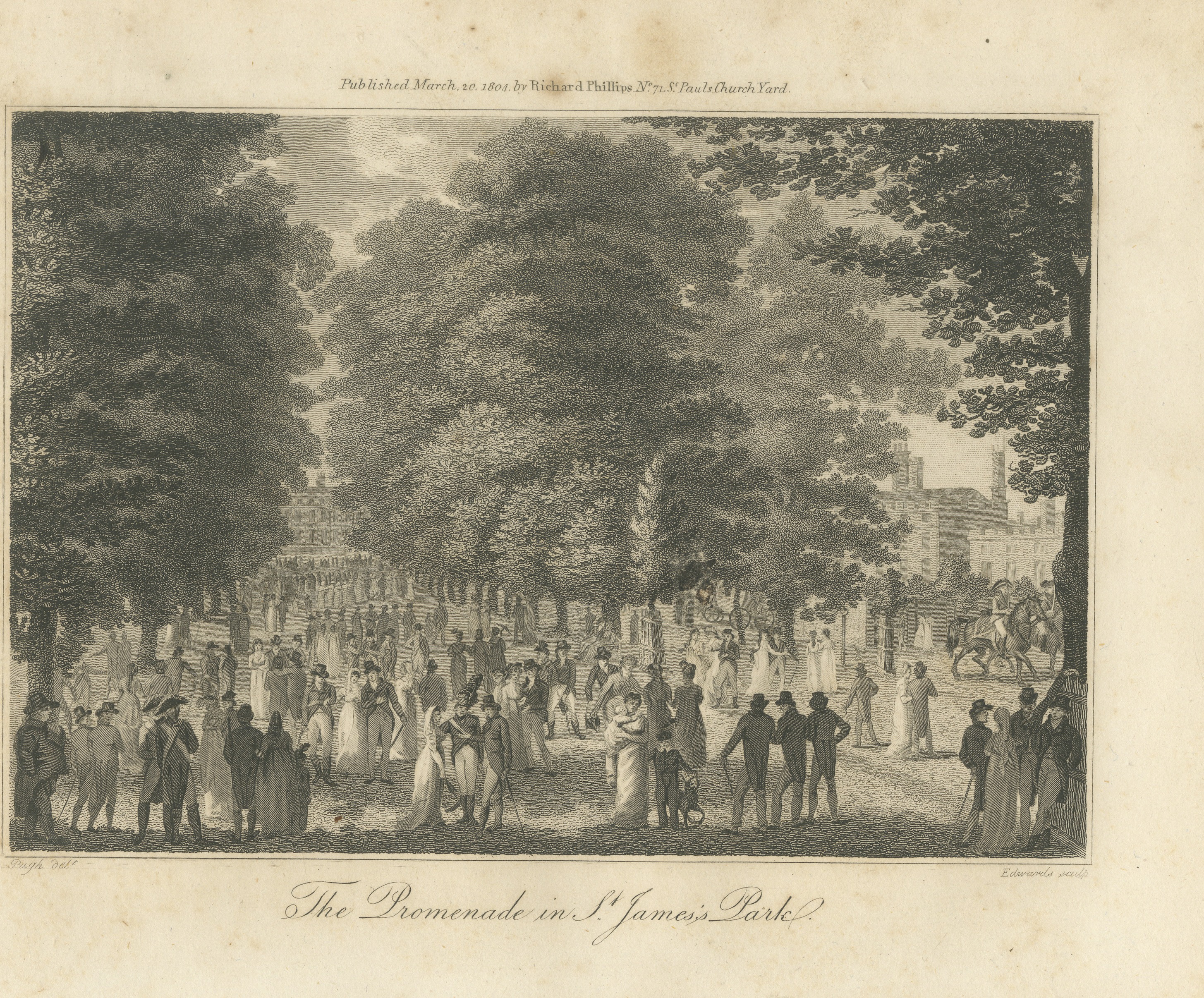 The Promenade in St James's Park, London, 1804