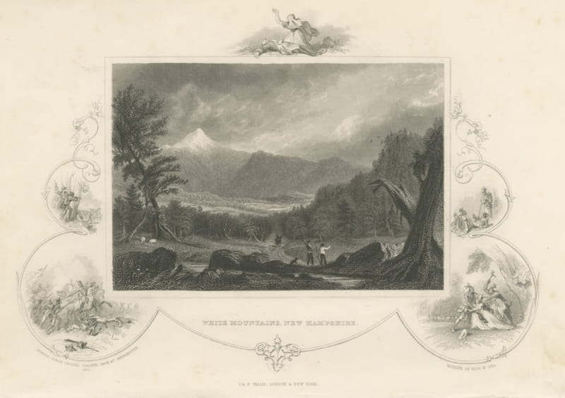 White Mountains, New Hampshire, General Stark at Bennington, circa 1850