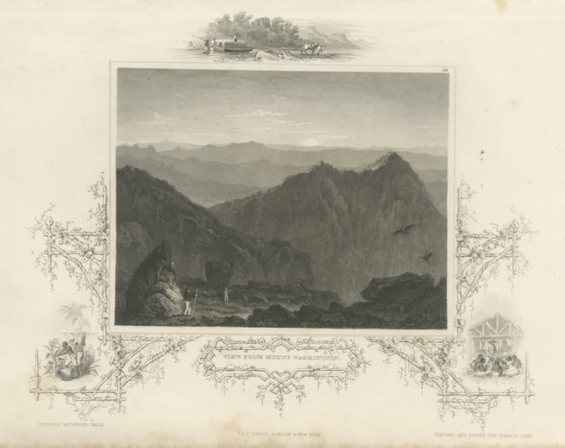 View from Mount Washington after Thomas Cole, Mountain Landscape, circa 1850