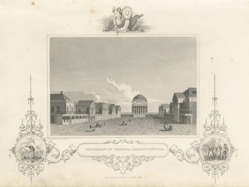 University of Virginia, Charlottesville, Surrender of Cornwallis, circa 1850