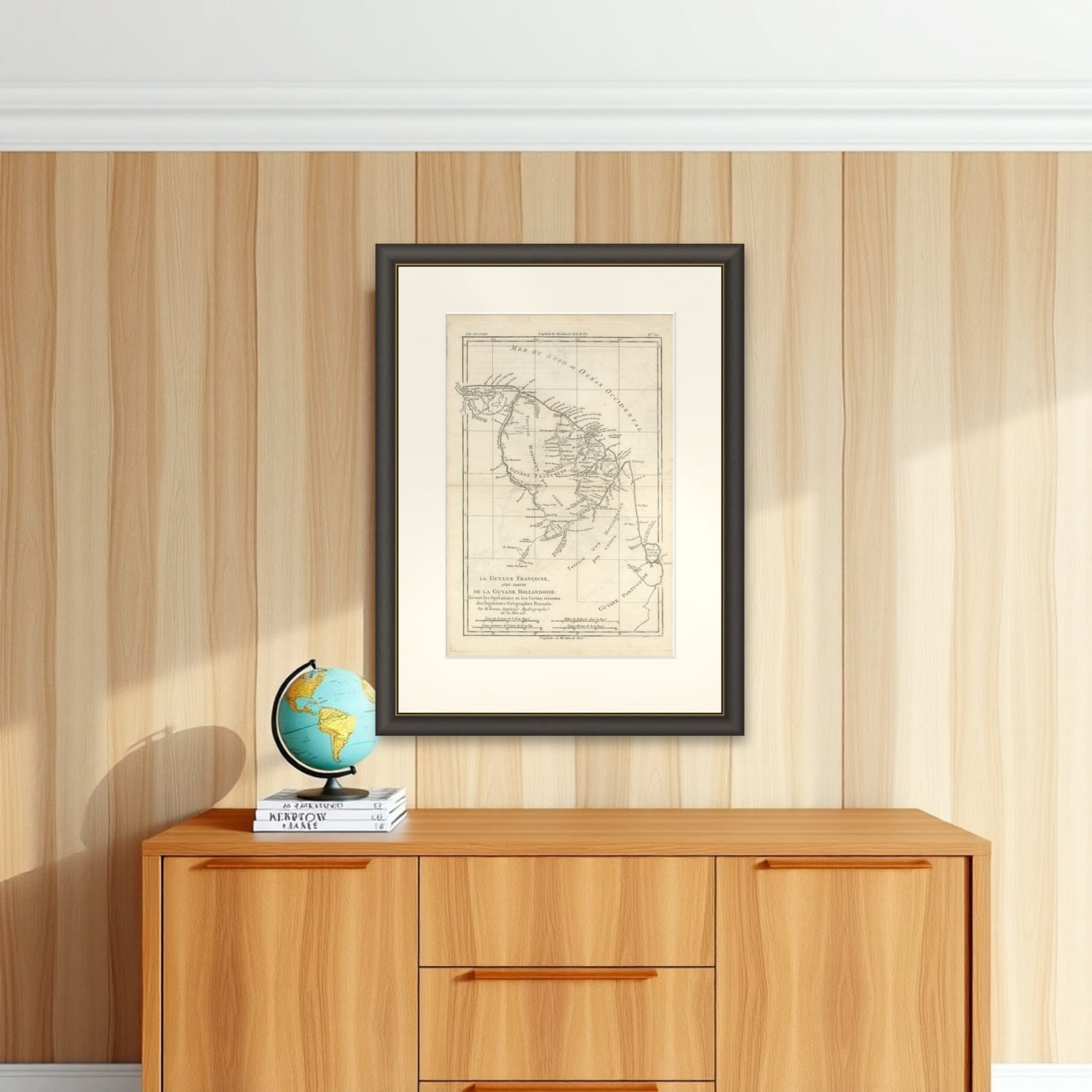 Antique Map of South America Depicting Guayana, c.1780