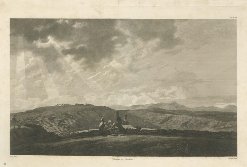 Stadium at Laodicea, Antique Engraving after William Pars, 1797
