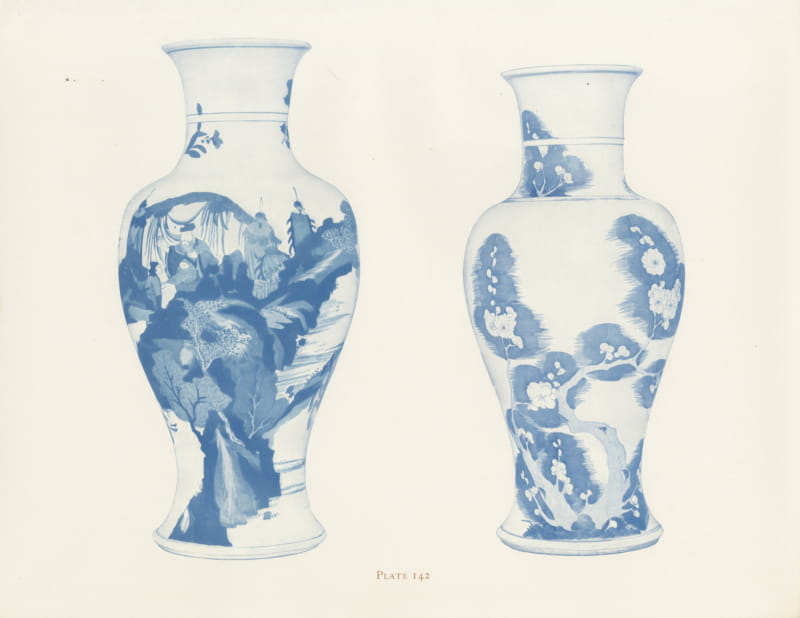 Kang-he Baluster Vases with the Emperor and Mounted Warriors, Plate, 1911
