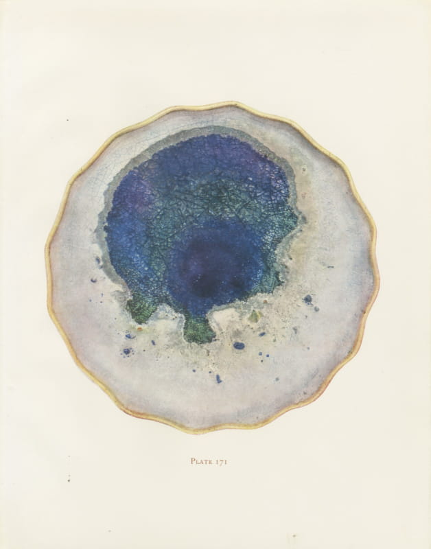 Pale Lavender Glazed Saucer Plate, Very Early Sung Porcelain, 1911