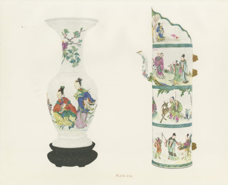 Trumpet Mouth Vase and a Wine Pot of Extraordinary Size, Yung-ching, 1911