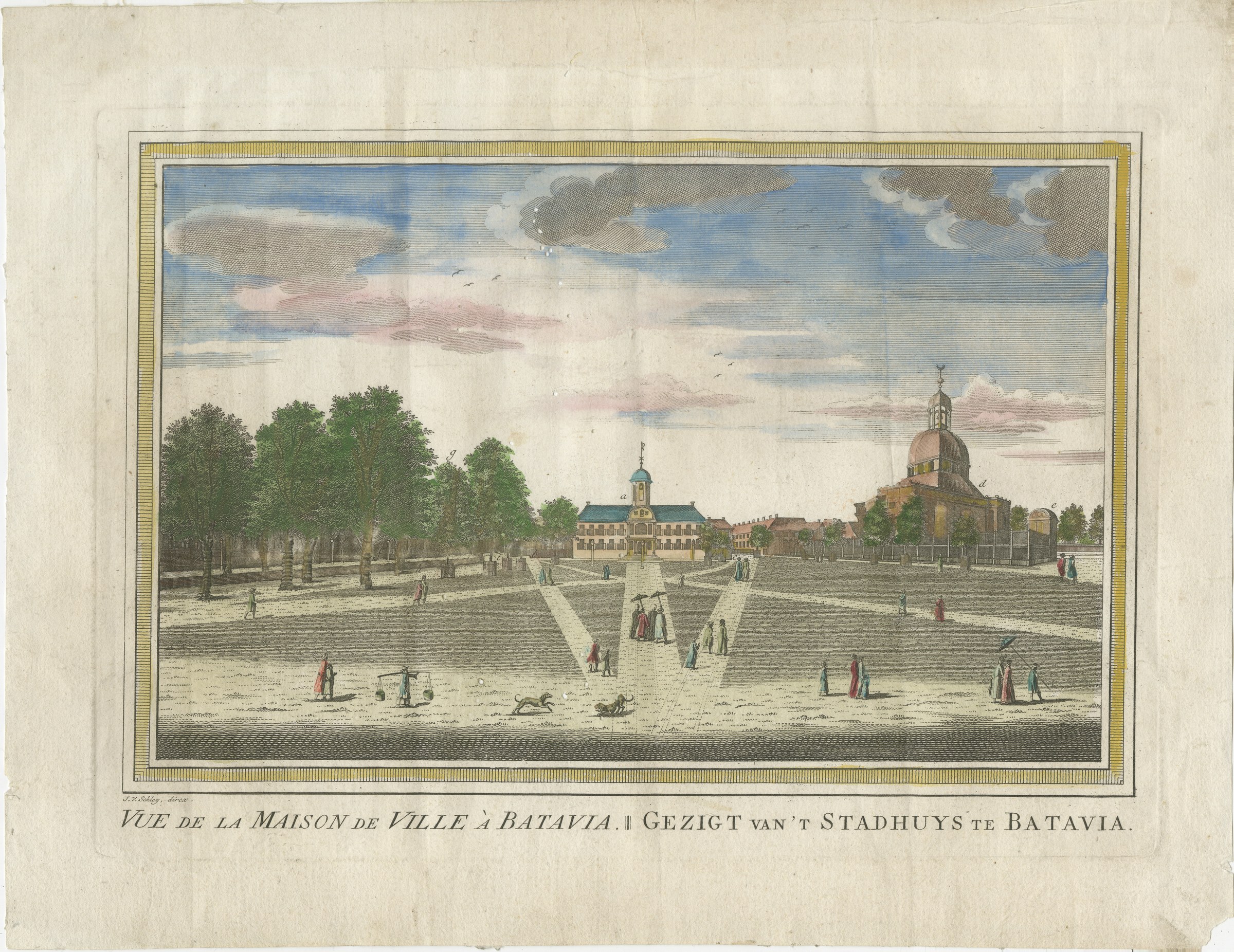 Batavia Town Hall Across Its Square, Now the Jakarta Museum, circa 1755