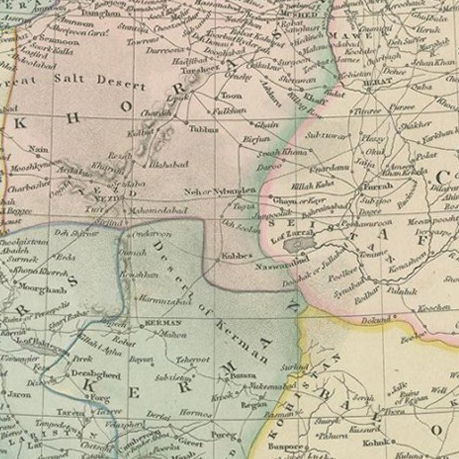Antique Map of Afghanistan and Surroundings, '1845'