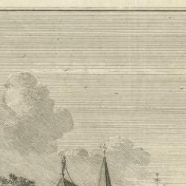 Antique Print of the Mariakerk in Utrecht by Spilman, c.1748