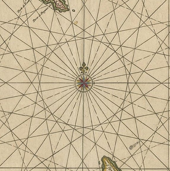 Antique Map of the Cape Verde Islands, Africa, ca.1670