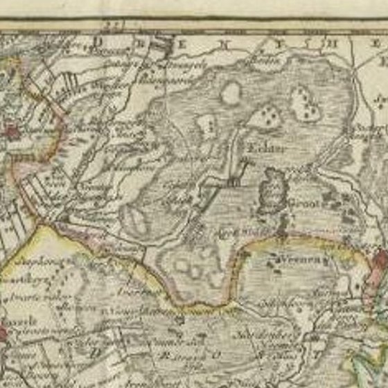 Antique Map of the Province of Overijssel by Keizer & De Lat, 1788