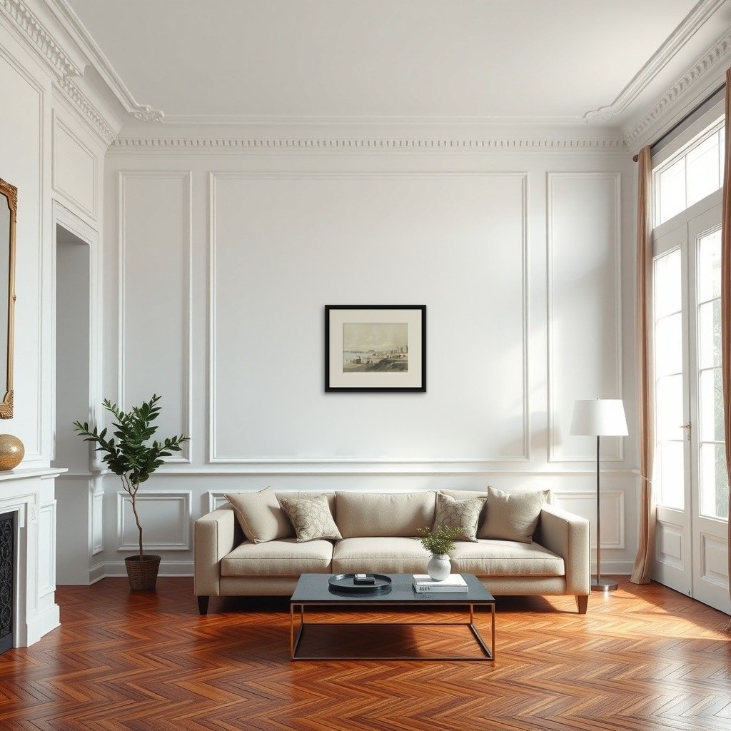 Antique Print of the City of Cannes in France, ca.1865