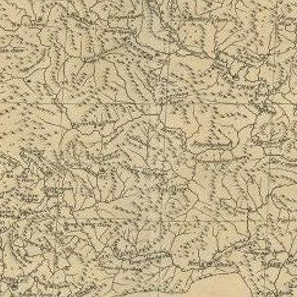 Antique Map of the Province of Quang-Si by Du Halde, 1738