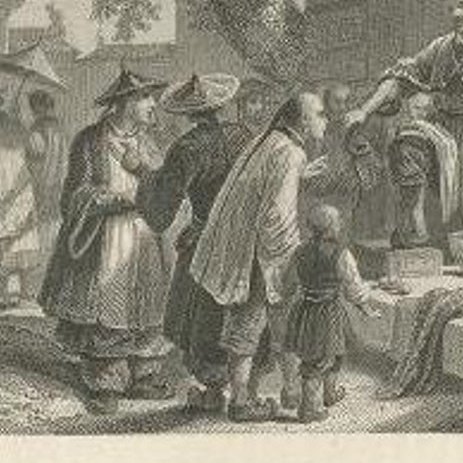 Antique Print of Chinese Jugglers and Doctors by De Lurcy, '1844'