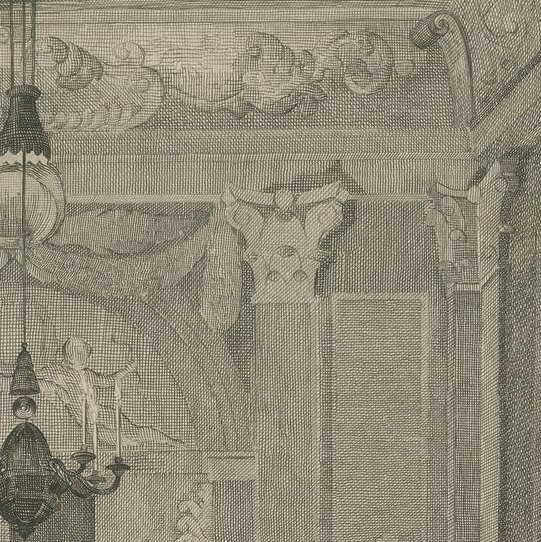 Antique print titled Nemo Loquebantur (No One Was Speaking), ca.1850