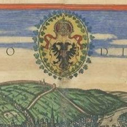 Antique Print of Liège / Luik in Belgium by Braun & Hogenberg, 1575
