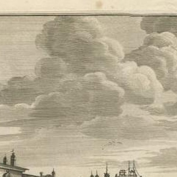 Antique Print Depicting the Collegio Di Propaganda Fide in Rome, 1704