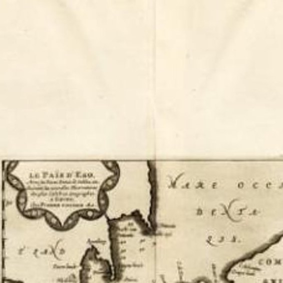 Extremely Rare Map of The land of Eso or Hokkaido in Japan, 1725