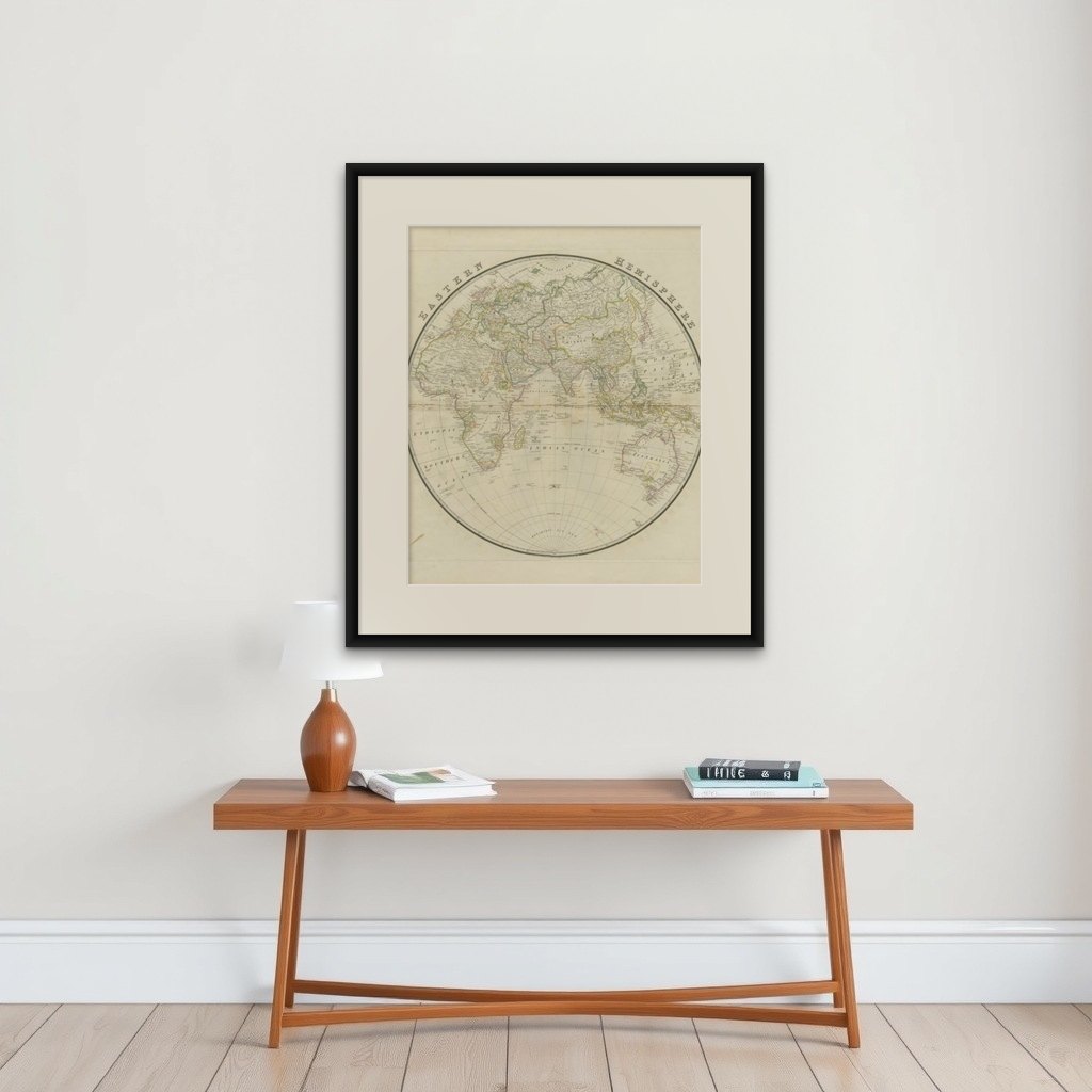 Antique Map of the Eastern Hemisphere by Wyld, 1842