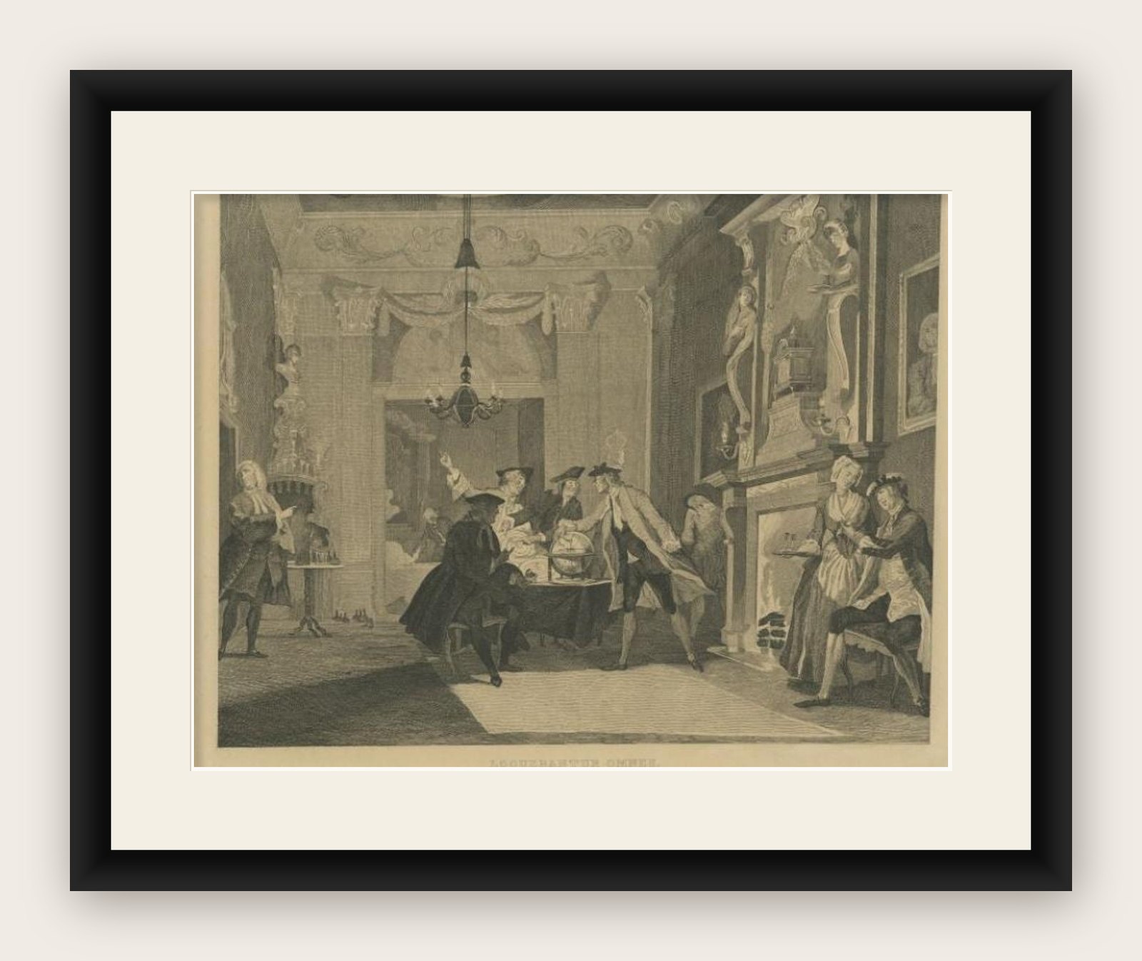 Antique Master Print Loquebantur Omnes 'Everyone Was Talking', C.1850