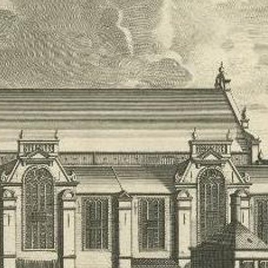 Antique Print of the 'Zuiderkerk' in Amsterdam by Tirion, c.1765