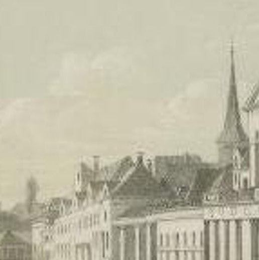 Antique Print of the City of Kampen in the Netherlands, circa 1860