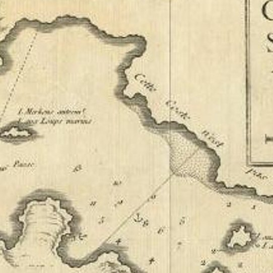 Antique Map of Saldanha Bay 'Near Cape Town, South Africa' by Bellin, 1750