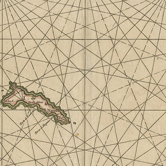 Antique Map of the Cape Verde Islands, Africa, ca.1670