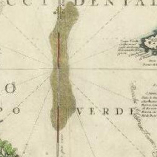 Antique Map of the Cape Verde Islands and Part of Senegal, West Africa, 1690
