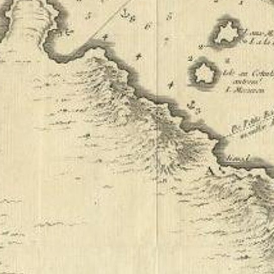 Antique Map of Saldanha Bay 'Near Cape Town, South Africa' by Bellin, 1750