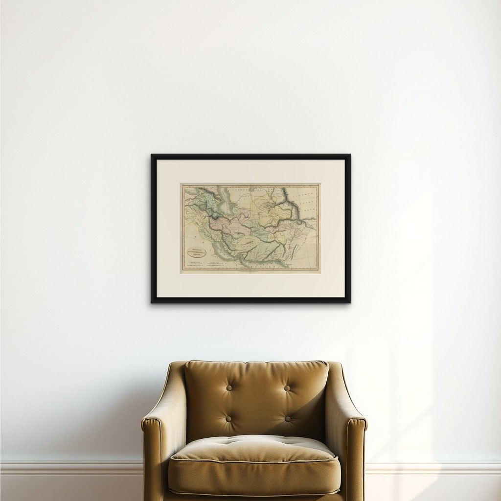 Antique Map of the Middle East by Smith, 1809